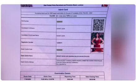 Sunny Leone’s photo on UP police exam admit card goes viral, board deems it fake