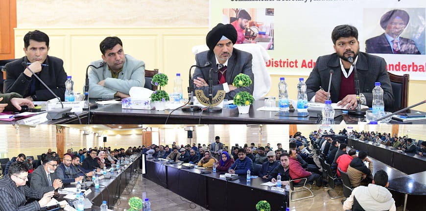 Vikramjit Singh convenes Public Darbar at Ganderbal, assesses public grievances