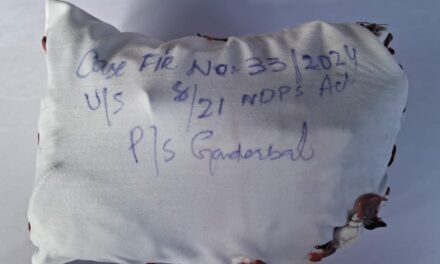 Ganderbal Police seized Psychotropic substance in Shadipora;FIR registered