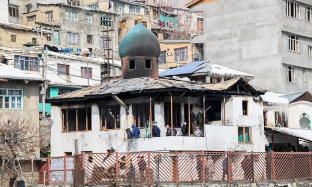 Fire damages oldest mosques in Kargil ahead of ‘Shab-e-Barat’ prayers