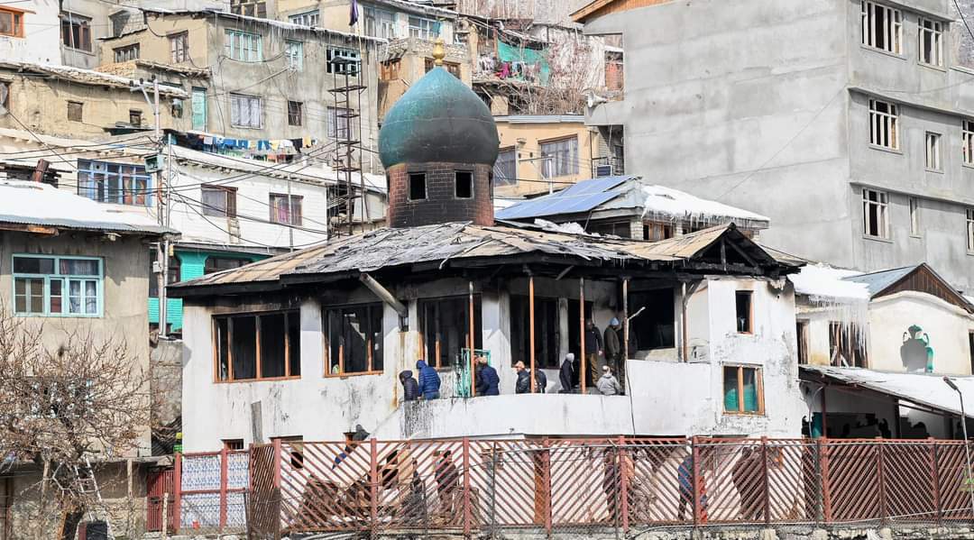 Fire damages oldest mosques in Kargil ahead of ‘Shab-e-Barat’ prayers