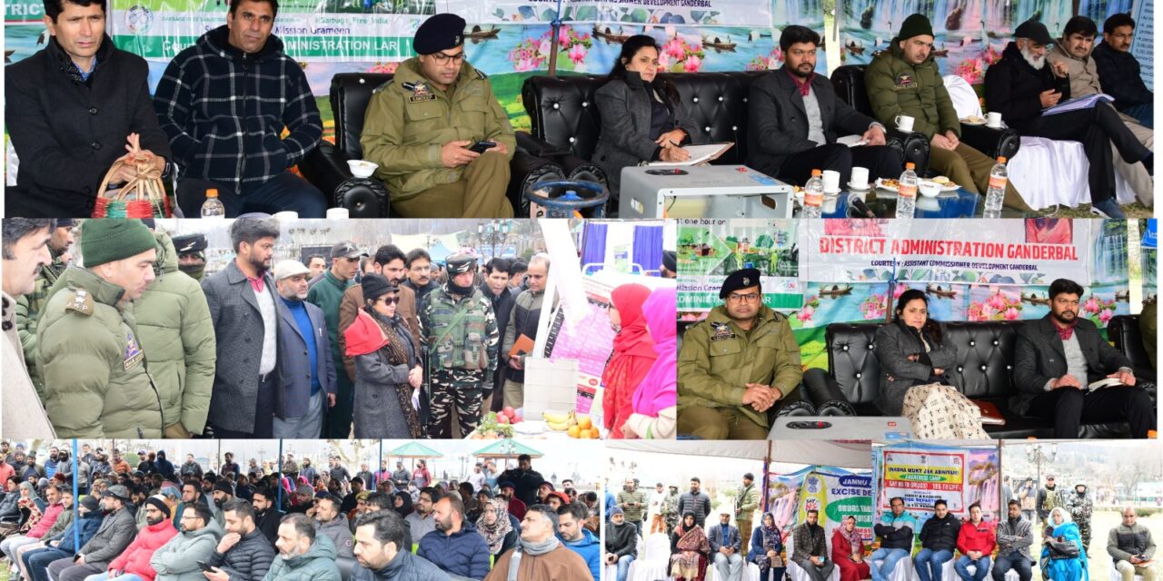 Dr Rashmi Singh convenes public outreach programme at Manasbal