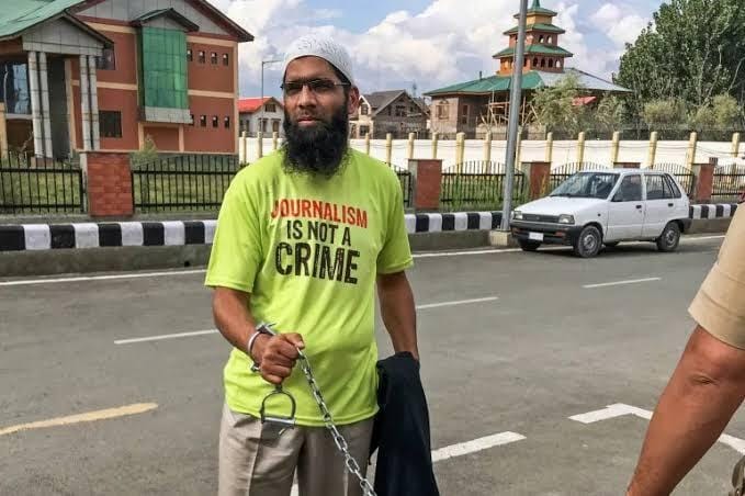 Kashmiri journalist arrested for ‘providing support to militants’ released after 5 years