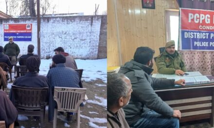 Police facilitates Police Community Partnership Group (PCPG) meetings in Kulgam