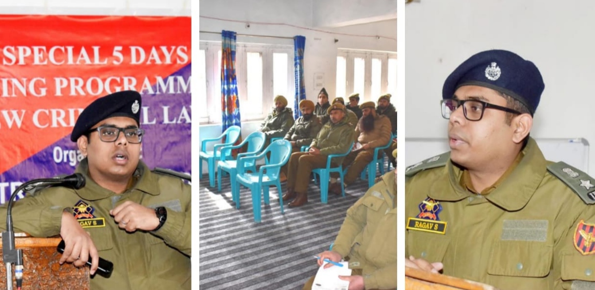Police organizes 05-day crash course on New Criminal Laws in Budgam