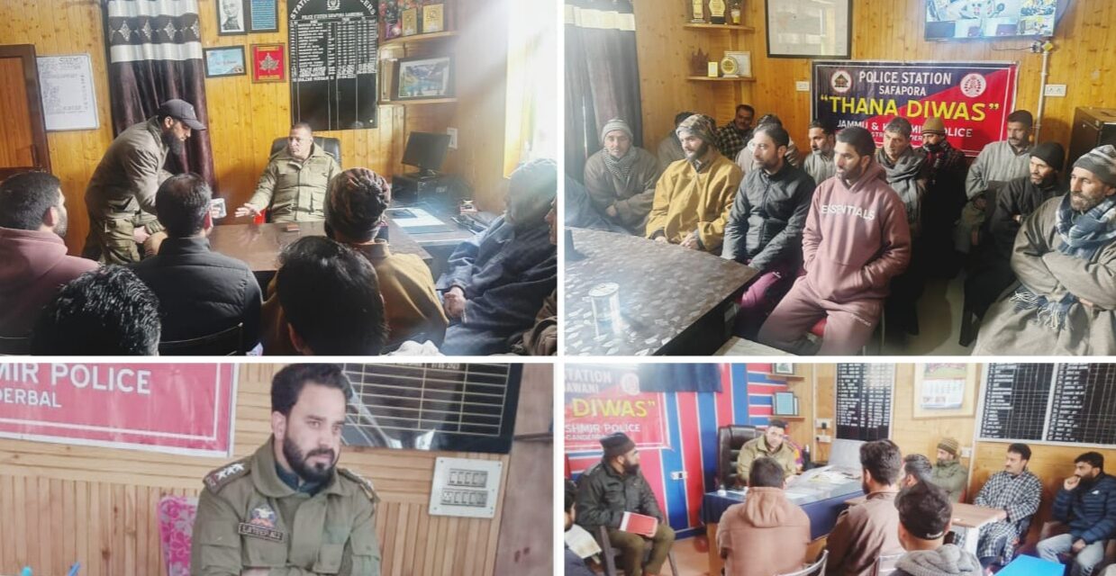 Police observes “Thana Diwas” in Ganderbal & Handwara