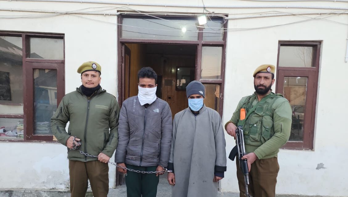 Police arrests 2 drug peddlers in Baramulla; Psychotropic substance recovered