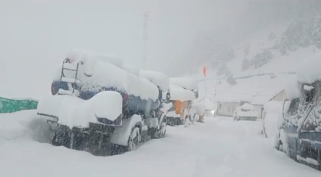 Fresh snowfall in Kashmir, KU postpones exams, highway closed