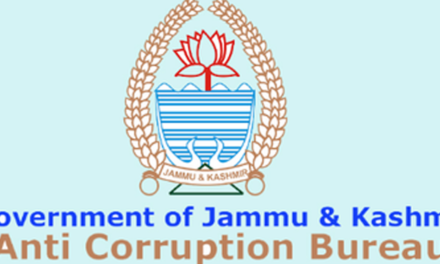 ACB registers case against EO MC Shopian, others for misappropriation of funds