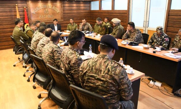 ADGP L&O J&K reviews preparedness for upcoming elections; Chairs high level meeting at PCR Kashmir