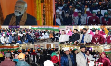 Distt Admin Gbl hosts Live Streaming of PM’s Viksit Bharat Viksit Jammu Kashmir Program from Srinagar