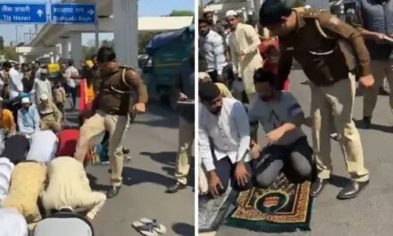 Delhi Police cop suspended for ‘kicking’ namazis in Inderlok; area tense