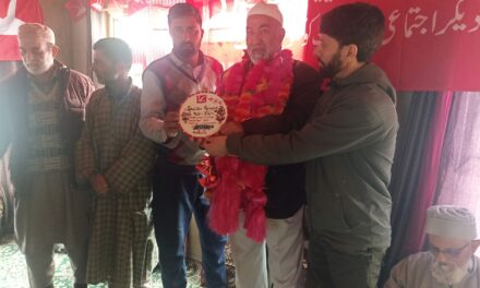 National conferences Ganderbal conducts workers cum public outreach meeting.