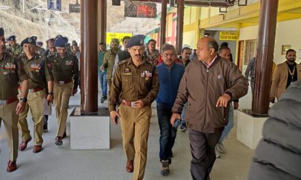 DGP, J&K, visits Khari, Sangaldan Railway Stations in Ramban; reviews security measures at new stations