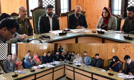 DC Ganderbal chairs NCORD meeting;Discusses efforts in combating drug abuse in district