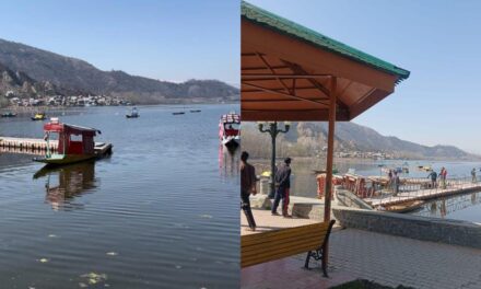 Manasbal Lake Echoes with Voter Awareness Slogans Under SVEEP Program
