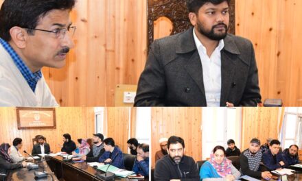 Lok Sabha Elections-2024;DEO Ganderbal reviews AMF Status of Polling Stations, SVEEP activities