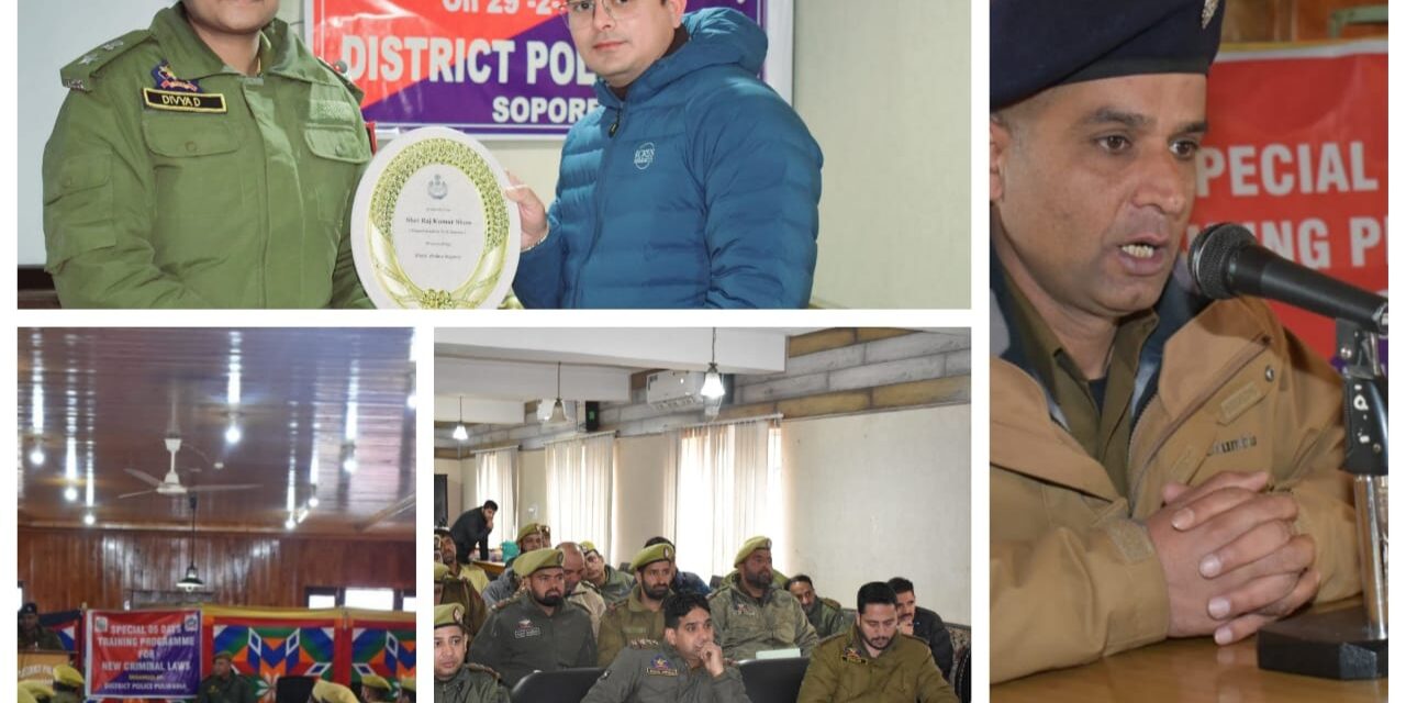 Police organise 05-day crash course on new criminal laws in Pulwama