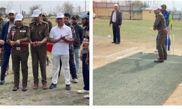 SSP Awantipora inaugurates Martyrs memorial T20 cricket tournament in Awantipora