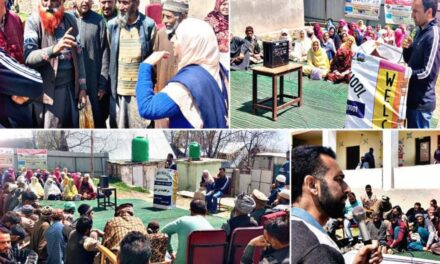 Lok Sabha Elections 2024;Awareness program under SVEEP for Tribal Voters held at Chountwaliwar Ganderbal
