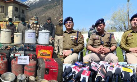 Gang of burglars arrested in Ganderbal, three accused arrested,stolen property worth lacs recovered: Police