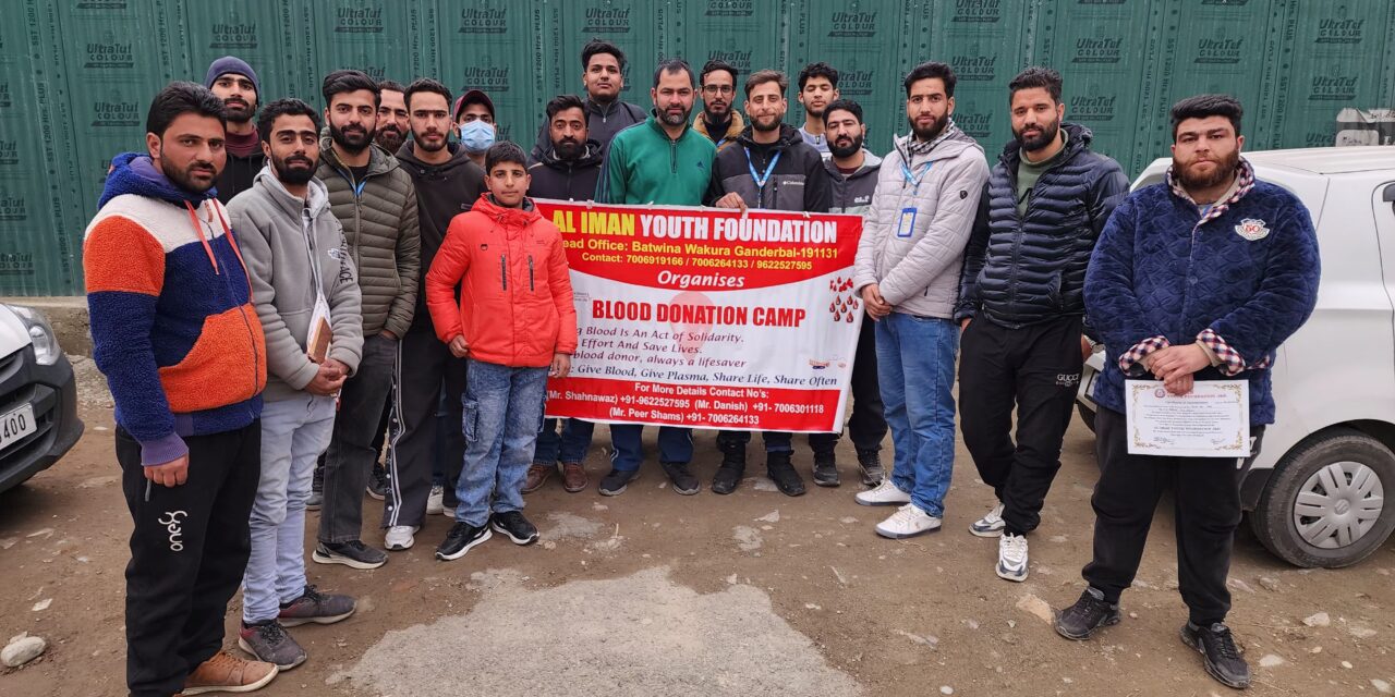 Al-Imaan Youth Foundation team greets people on the evr of Eid ul Fitr