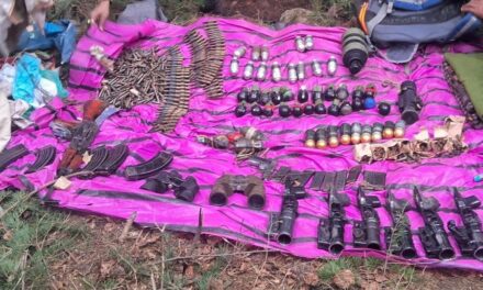 Huge Cache Of Arms, Ammunition Recovered in Kupwara Forest