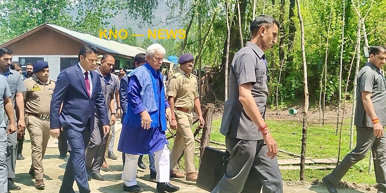 Srinagar Boat Tragedy: LG Sinha visits Gandbal, meets victims’ families