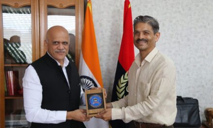 DG NIA visits PHQ Jammu; interacts with DGP J&K, senior police officers