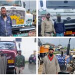 Police arrests 7 drivers, seizes 7 vehicles for illegal extraction & transportation of minerals in Baramulla