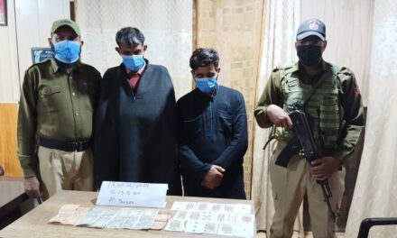 Police arrests 02 gamblers in Sopore; Stake money, playing cards recovered