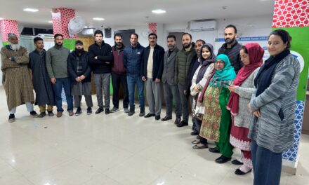J&K Bank Branch Nunar bids Farewell to Branch Manager Bashrat Hussian.