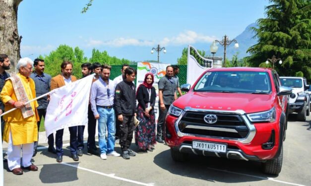 LG flags off Road Safety Awareness Tour from Raj Bhawan Srinagar
