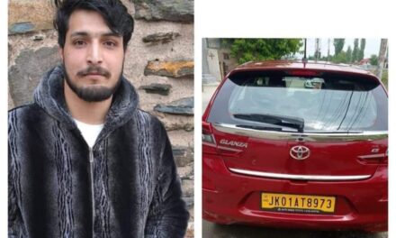Missing Budgam youth found dead in his cab near Sonwar, Sgr