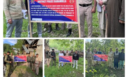 Police Seizes Terror Handlers Properties Worth Crores in Baramulla