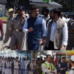 Divisional Commissioner Kashmir along with IGP Kashmir reviewed departure arrangements for first batch of Hajj pilgrims 2024 from Srinagar airport.