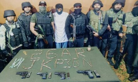 Terrorist associates held along with Arms, ammunition recovered in Bandipora