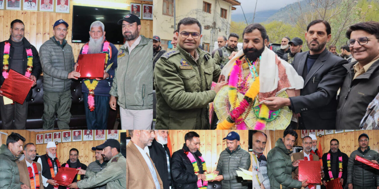 Ganderbal Police organizes farewell function for retiring officers.