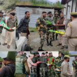 Ganderbal Police extended warm welcome to CAPF troops inducted for parliamentary elections