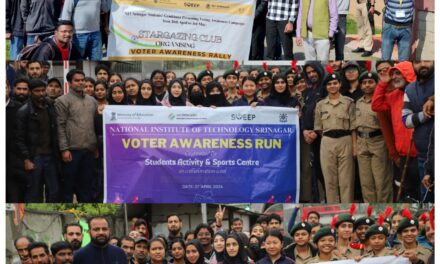 8-day SVEEP voting awareness campaign concludes at NIT Srinagar