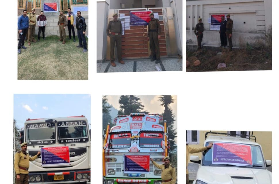 Police attaches properties worth Rs 1.72 crore of drug peddler in Baramulla