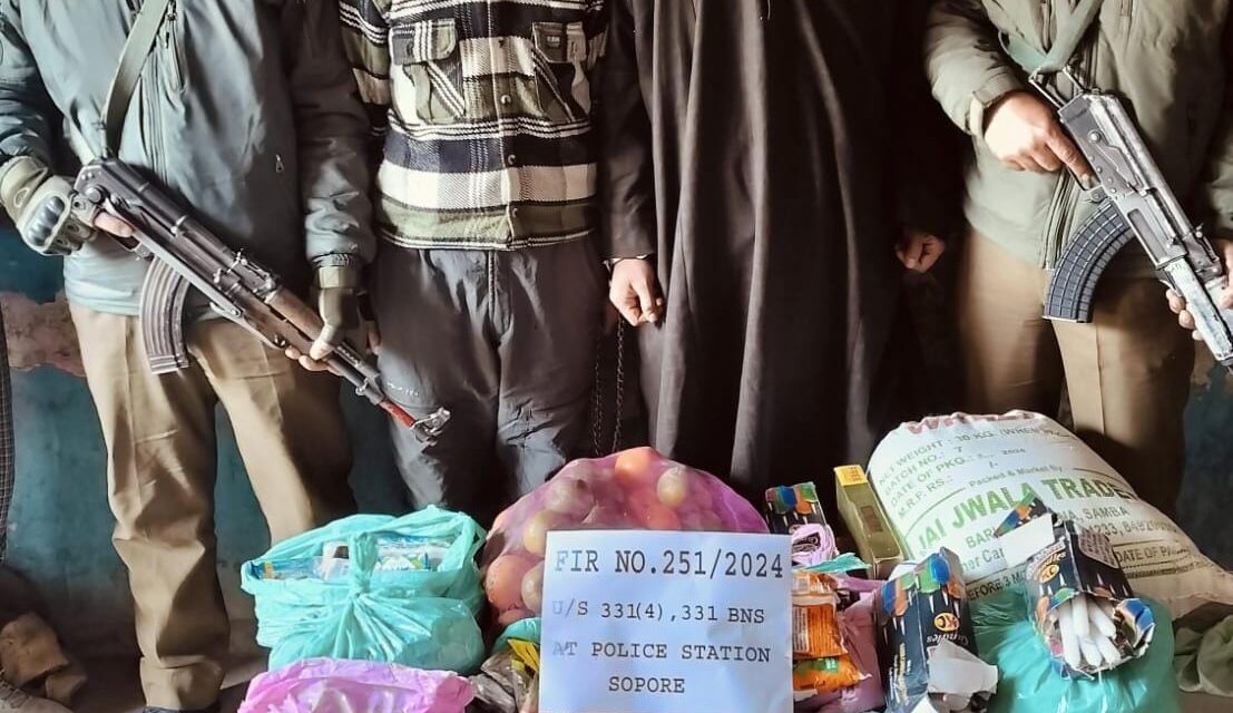 Sopore Police solved burglary case, Stolen property recovered