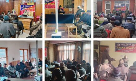 “Thana Diwas” observed by JK Police Ganderbal.