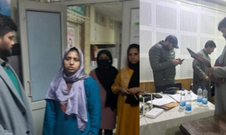Inclement weather:DC Ganderbal takes stock of preparedness of DH Ganderbal;Inspects District Control Room