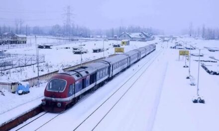Snowfall: Train service suspended on Banihal-Baramulla track