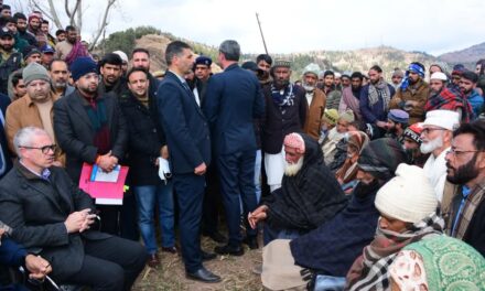 CM Omar Abdullah reaches Badhal Village in Rajouri, meets affected families