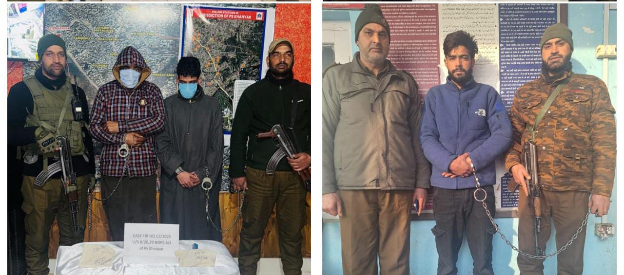 Police arrests 07 drug peddlers; Contraband substances recovered