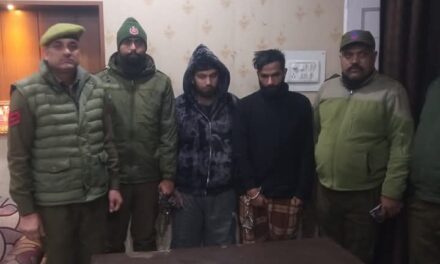 Police Post Nehru Market arrest two drug peddlers, 30 grams of Heroin like substance (Chitta) recovered