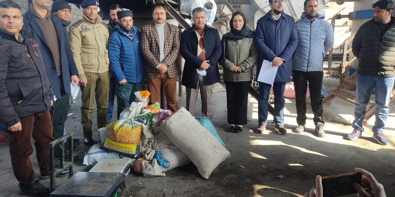 Ganderbal Police destroys huge quantity of seized contraband and psychotropic substances worth 15.85 lacs