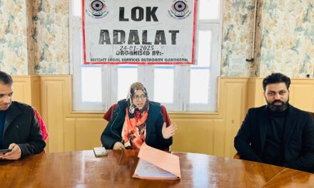 Special Lok-Adalat on MACT & Bank Recovery Cases held at District Court Complex Ganderbal